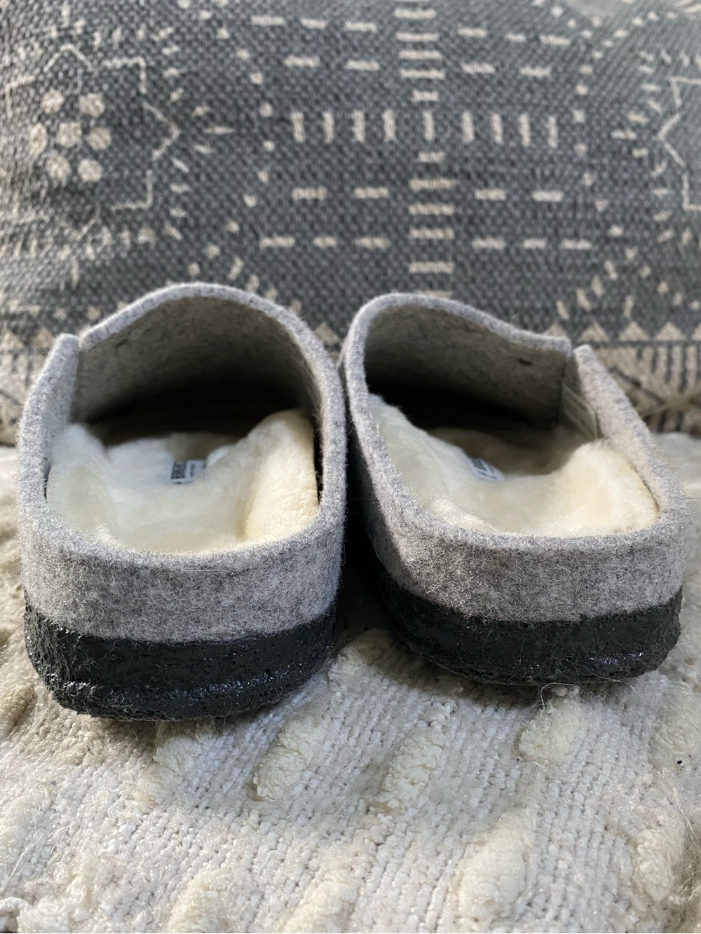 {Birkenstock} Zermatt Shearling Felt Clog - Picture 11 of 14